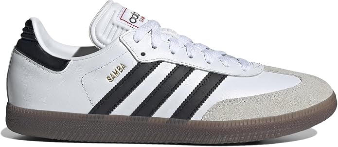 Adidas Unisex Samba Indoor Sneaker, White/black/vivid Red, 8.5 Us Men