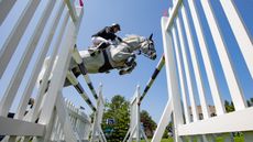 Showjumping review of the year 2025: Trevor Breen and Kannoon Blue win The Astore & Sons 1.35m Open Championship in memory of Tracy Astore at The Al Shira'aa Hickstead Derby Meeting, The All England Jumping Course, Hickstead, Sussex.