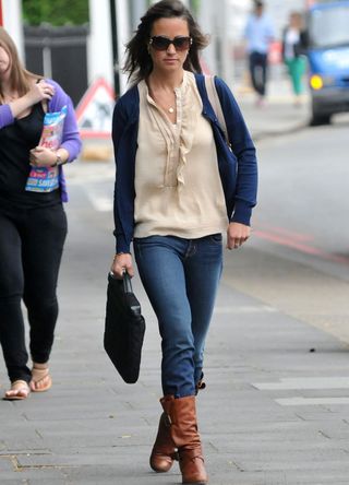 Pippa Middleton pictured in west London today on May 20, 2011 in London