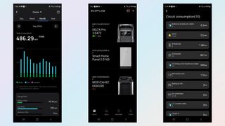 Screenshots of Ecoflow app.