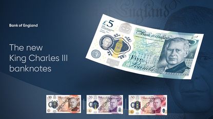 New bank notes featuring image of King Charles III