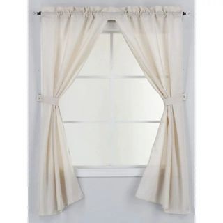 A bathroom curtain