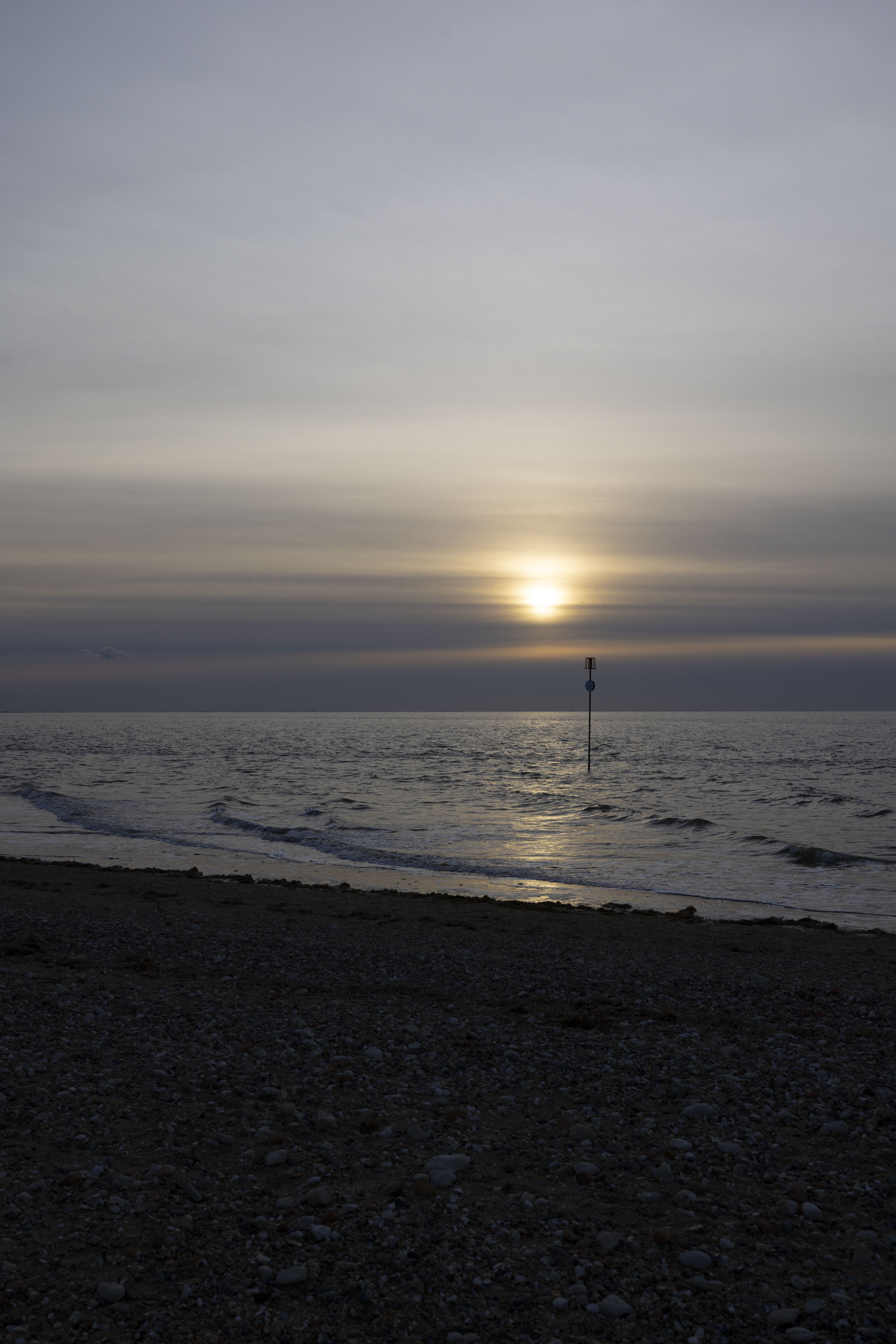 Cokin Nuances Image Quality Test Image of a sunset at a beach