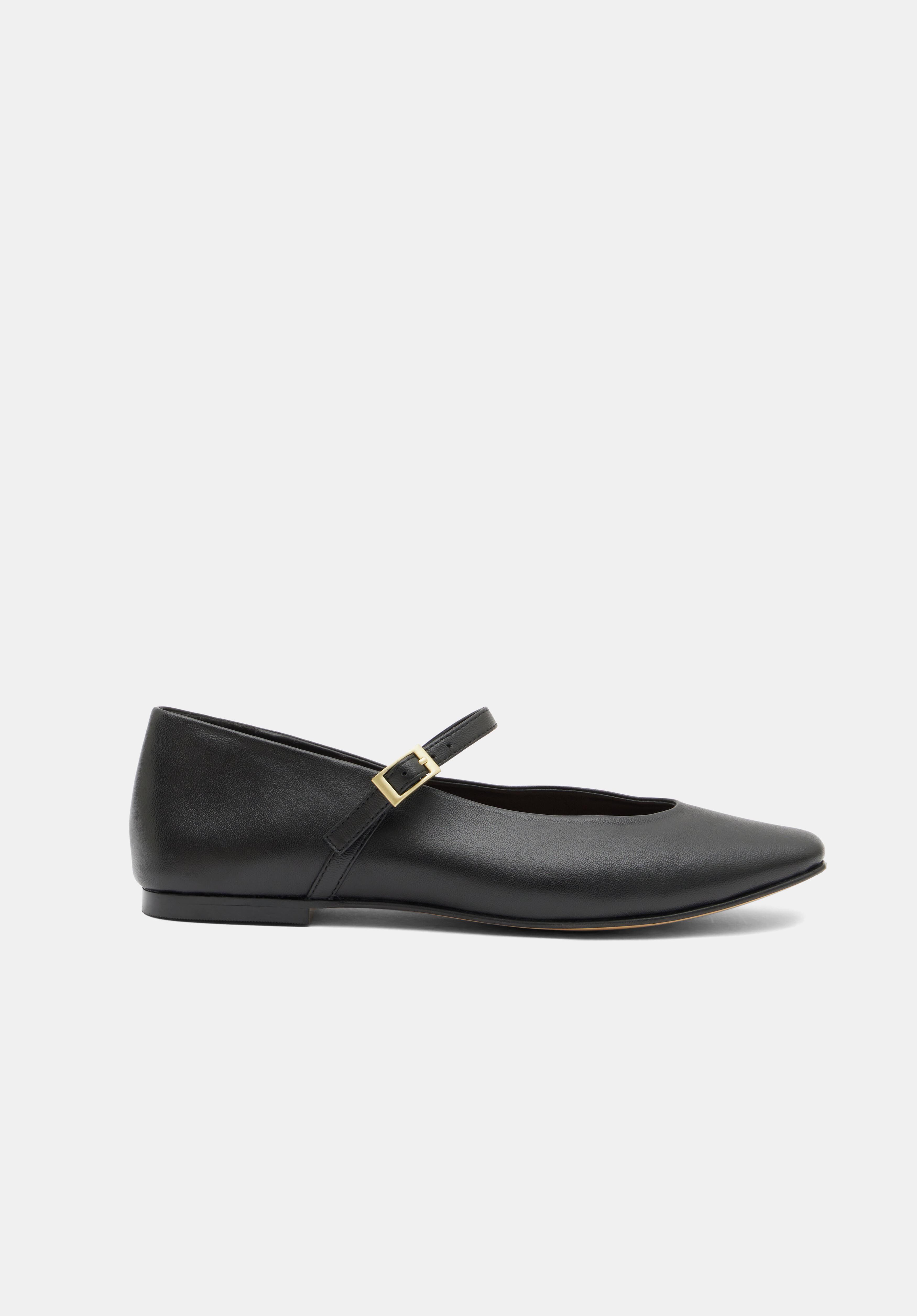 Maeva Mary Jane Leather Flats