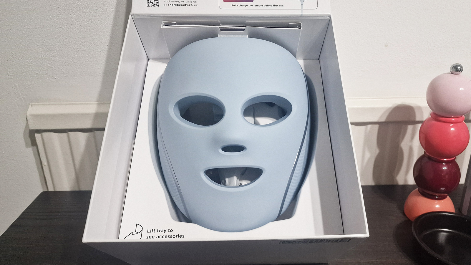 Shark CryoGlow being tested by Millie Fender