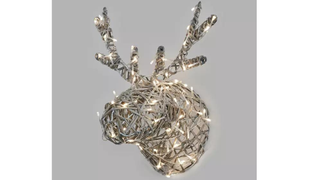 The Willow Stag Head from John Lewis, our pick for one of this year's best Christmas lights