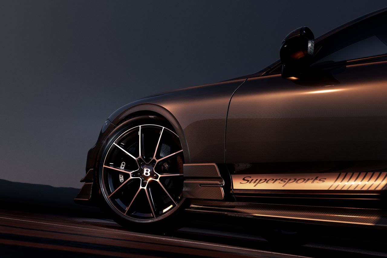 The new Bentley Supersports, looking gothic and cool