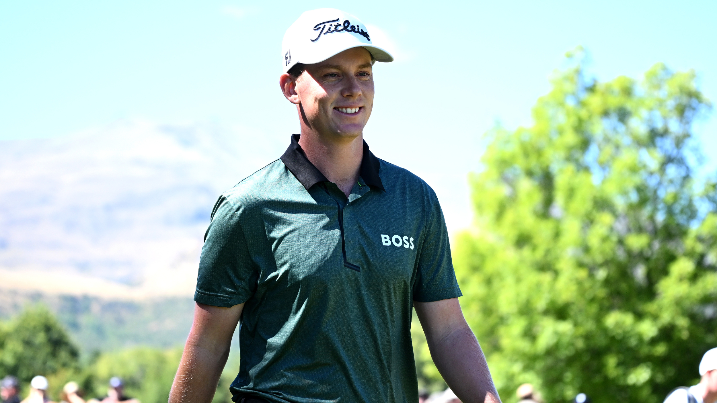 Daniel Hillier during the New Zealand Open  