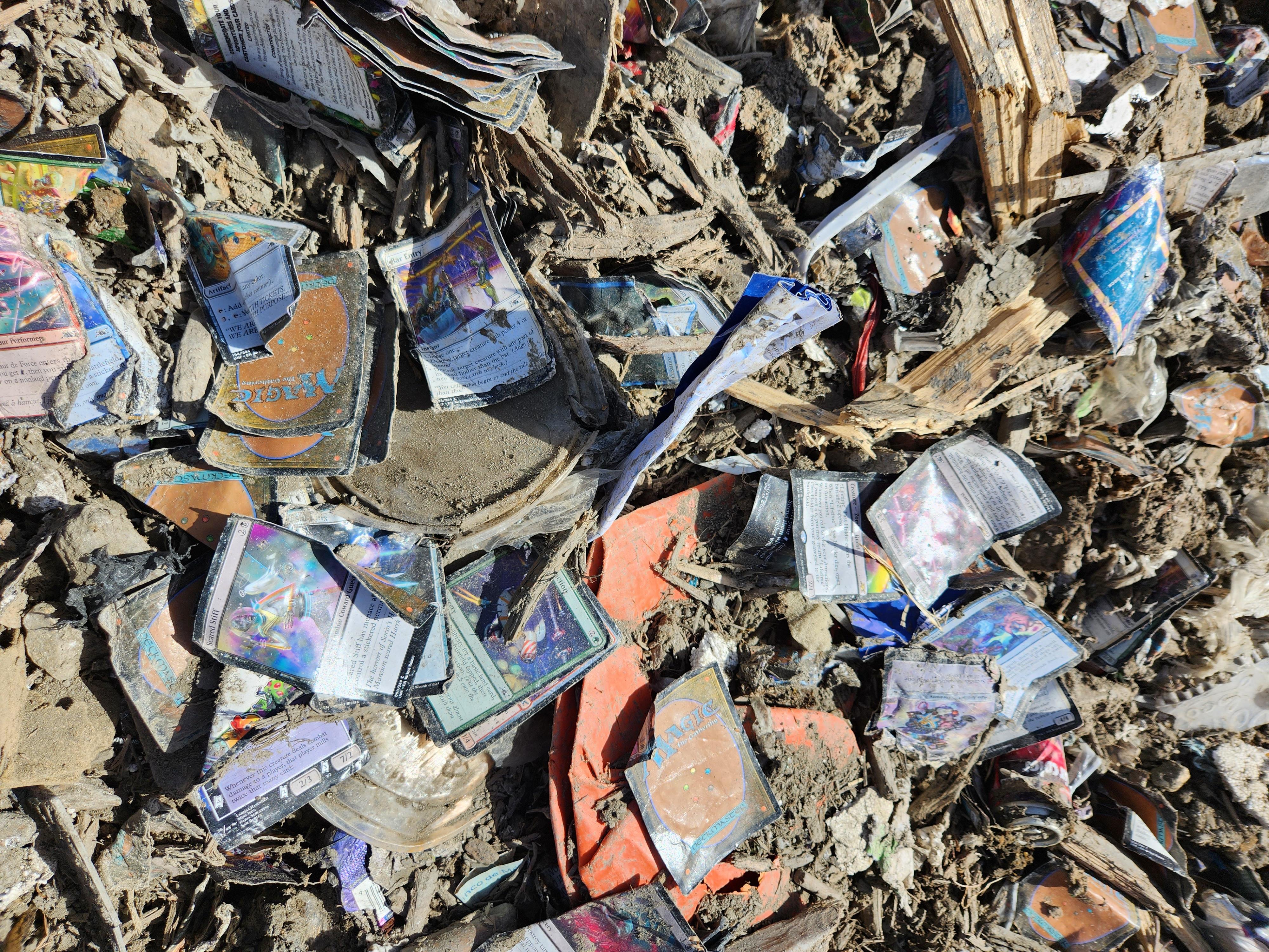 Any person tossed no less than $100K of Magic: The Gathering playing cards in a landfill