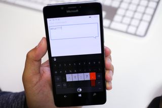 Lumia 950 keyboard