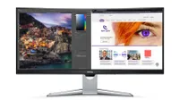 Product shot of BenQ EX3501R, one of the best monitors for MacBook Pro