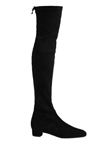 Stuart Weitzman Genna stretch-suede thigh boots