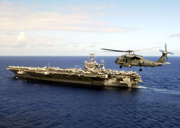 The U.S.S. Carl Vinson.