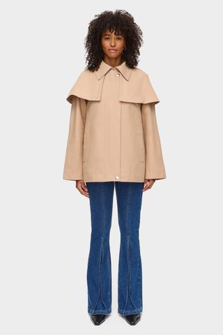 Ed Ashton Cape Short Trench Coat