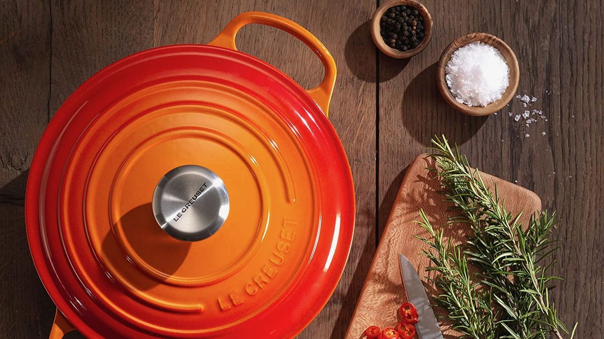 This Affordable Le Creuset Find Is My Most Versatile Piece of Serveware