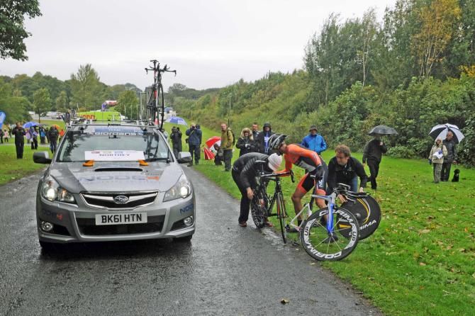A mechanical for Michael Northey early in the event