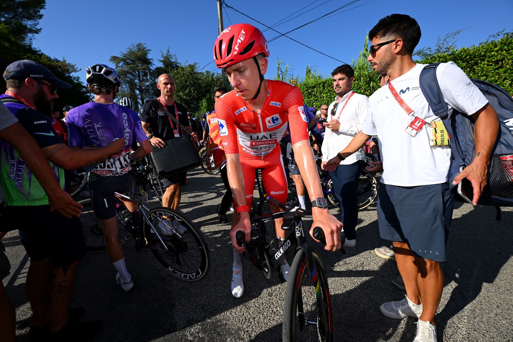 'When Wout goes, you have to react' - Tadej Pogačar retains Vuelta a España lead after sizzling finale duel with Van Aert