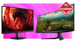 Acer KG271U and Alienware AW3423DWF gaming monitors