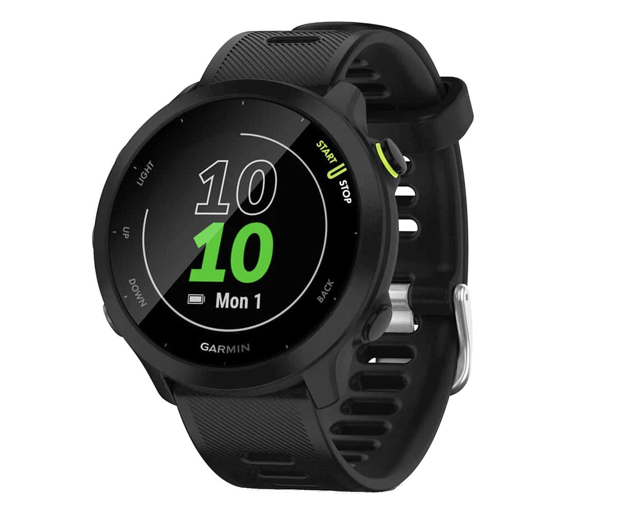 Garmin Forerunner 55, Gps Running Watch With Daily Suggested Workouts, Up to 2 Weeks of Battery Life, Black
