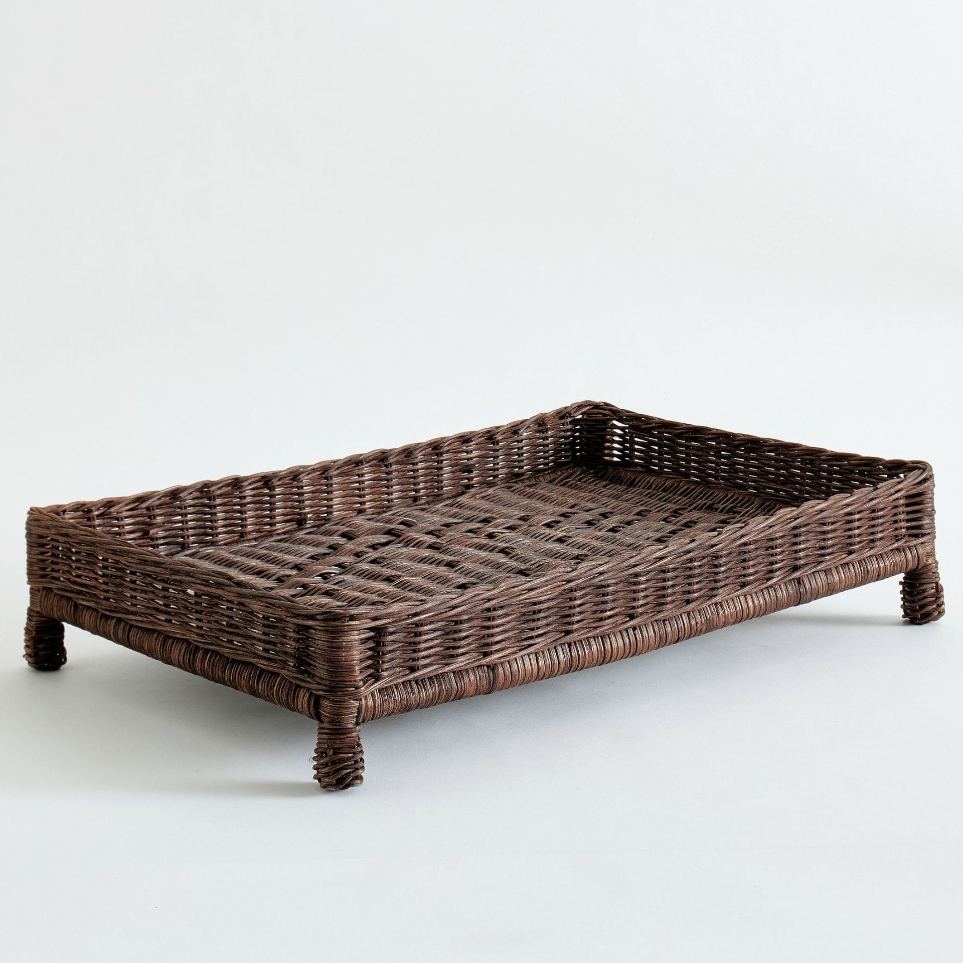 Mark D. Sikes Footed Woven Tray