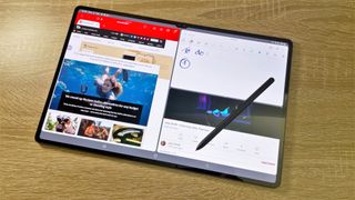 Samsung Galaxy Tab S8 Ultra review: multiple windows pen on a tablet