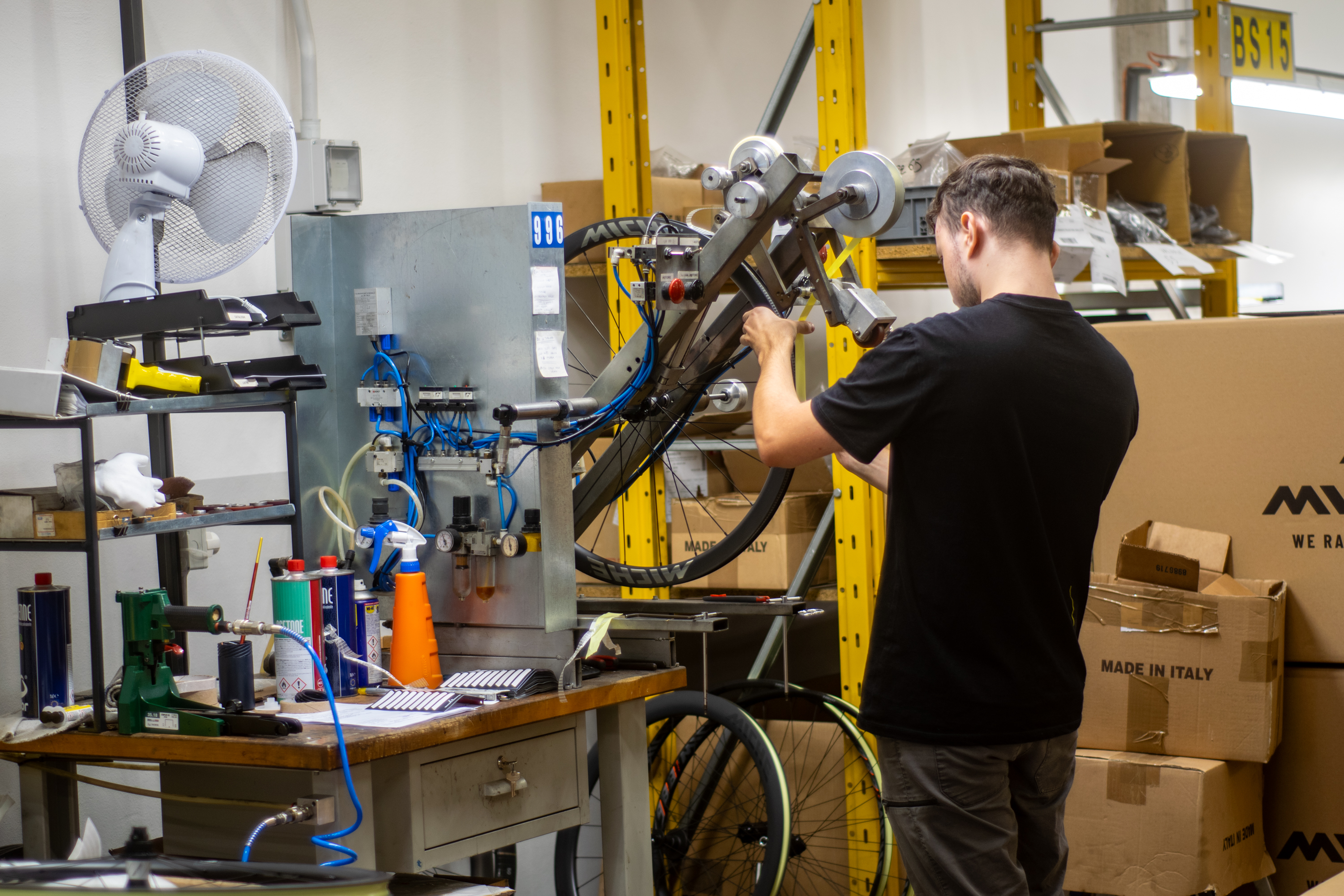 The Miche cycling component factory