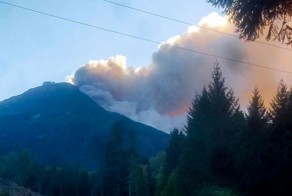 The Holiday Farm fire in Oregon.