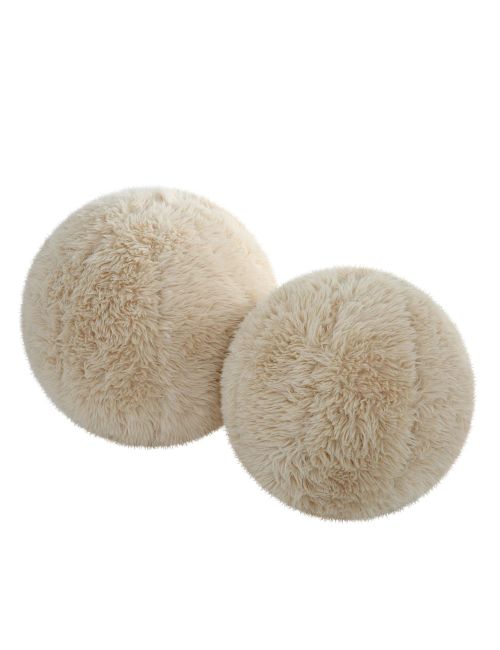 Uttermost Abide Ball Sheepskin Accent Pillow