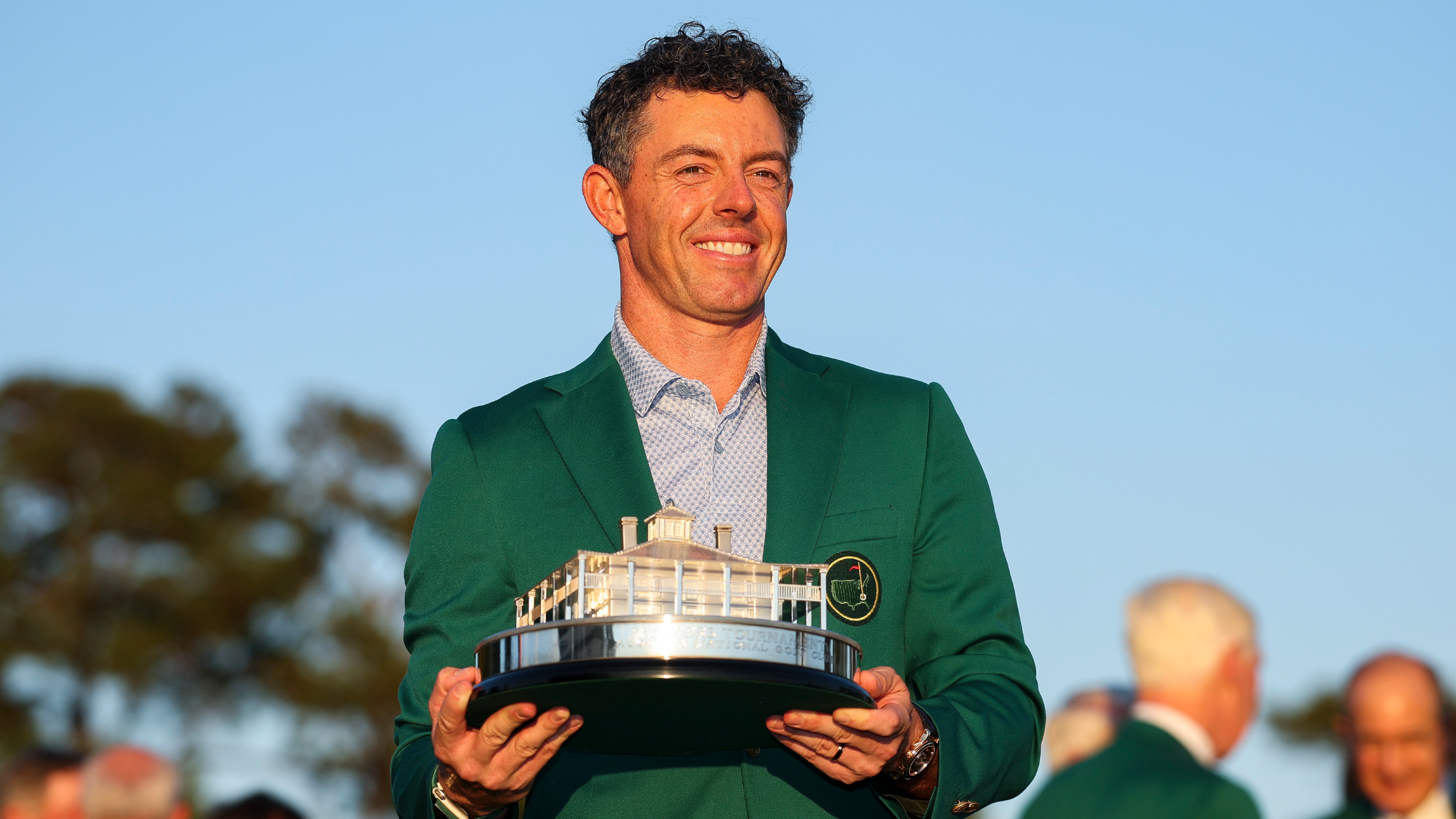 Rory McIlroy with The Masters trophy