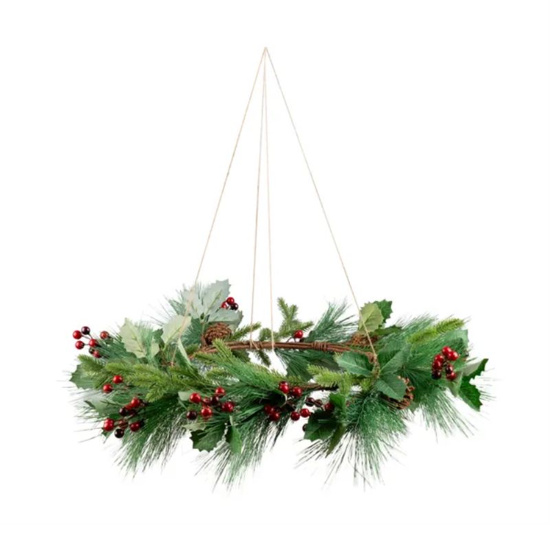 hanging Christmas wreath