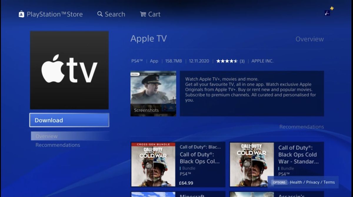 Playstation Apple Tv