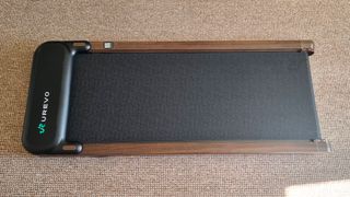 Urevo SpaceWalk E4W under-desk treadmill, a view from above