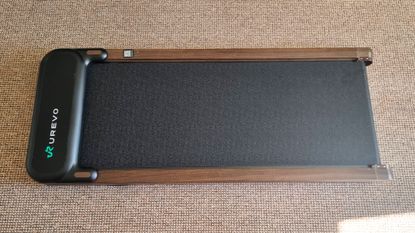 Urevo SpaceWalk E4W under-desk treadmill, a view from above