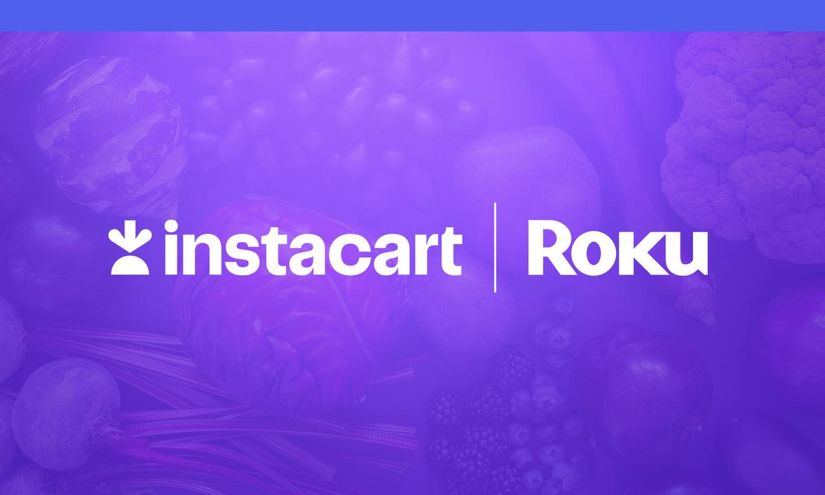 Roku Instacart logos