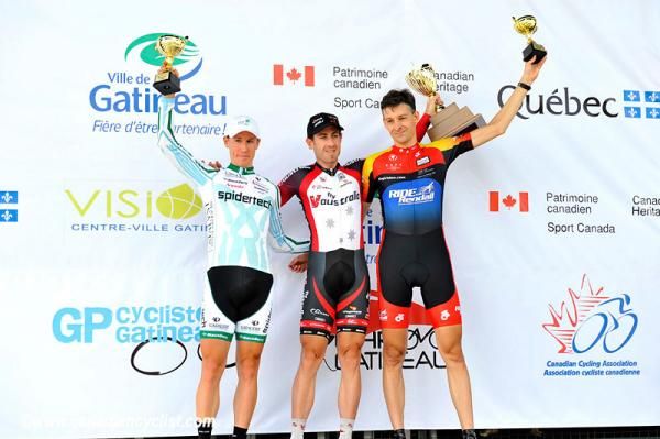 Men's Podium: Ryan Roth, Ben Day, Aaron Fillion.