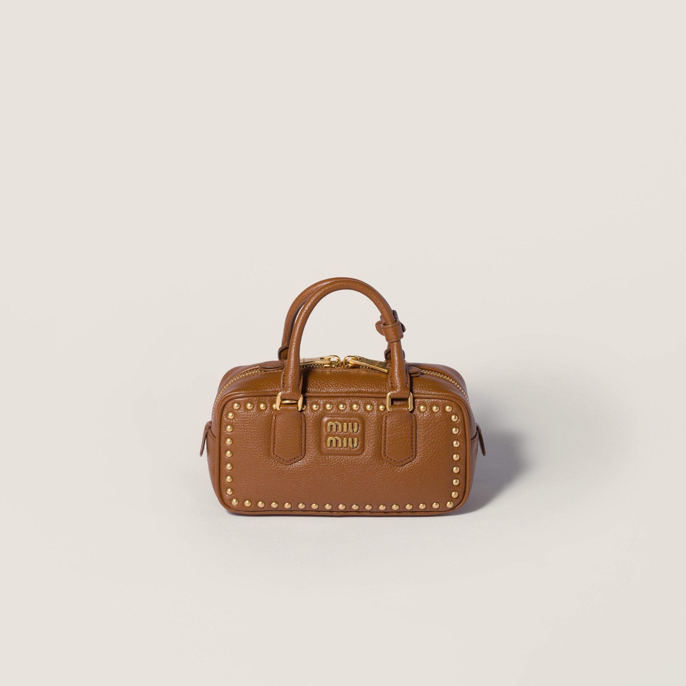 Arcadie Studded Leather Bag