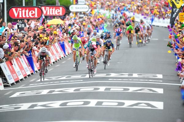 The sprint in Carmaux