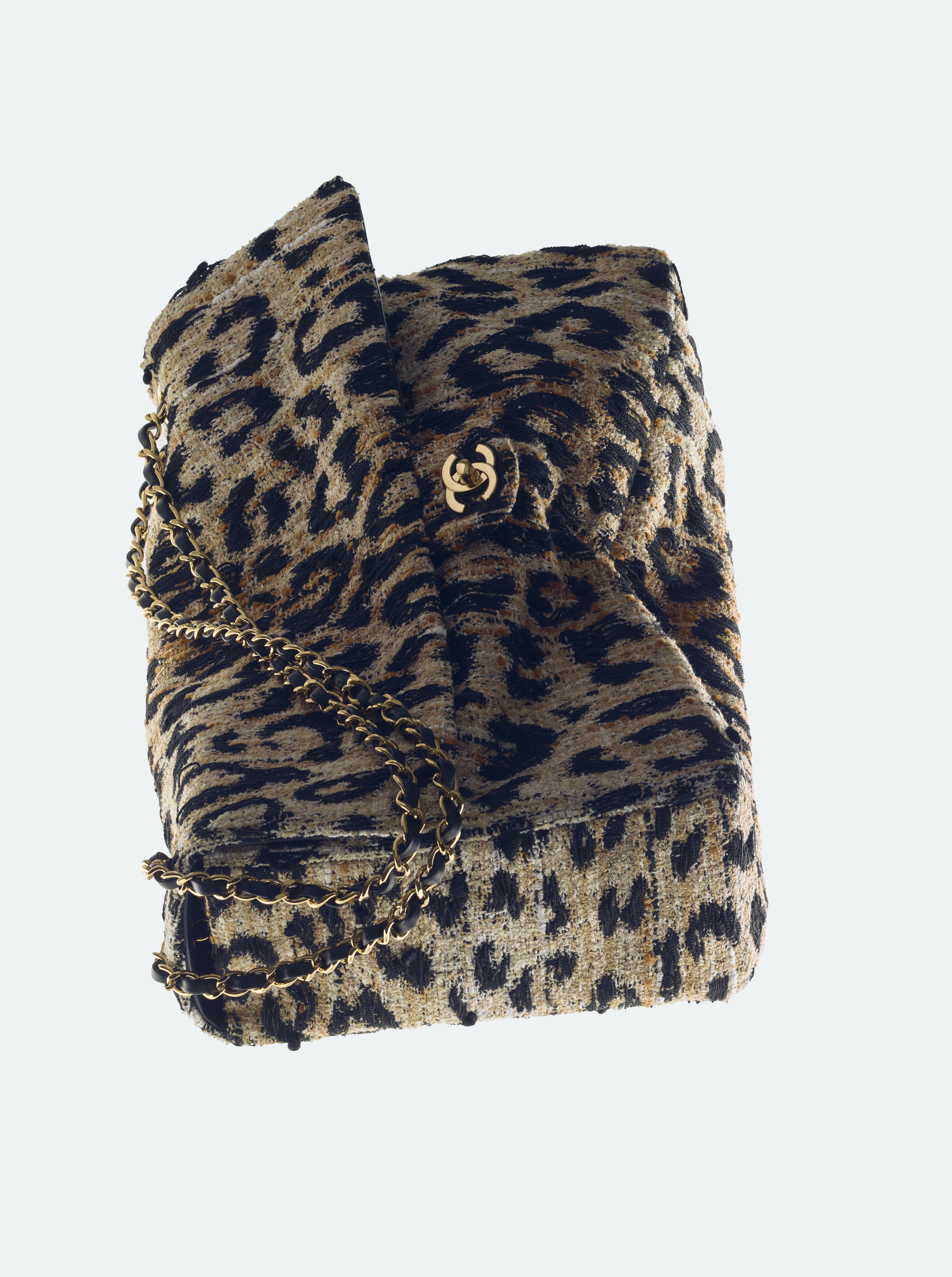Chanel cat print bags