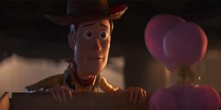 Bo Peep and Woody say goodbye in toy Story 4