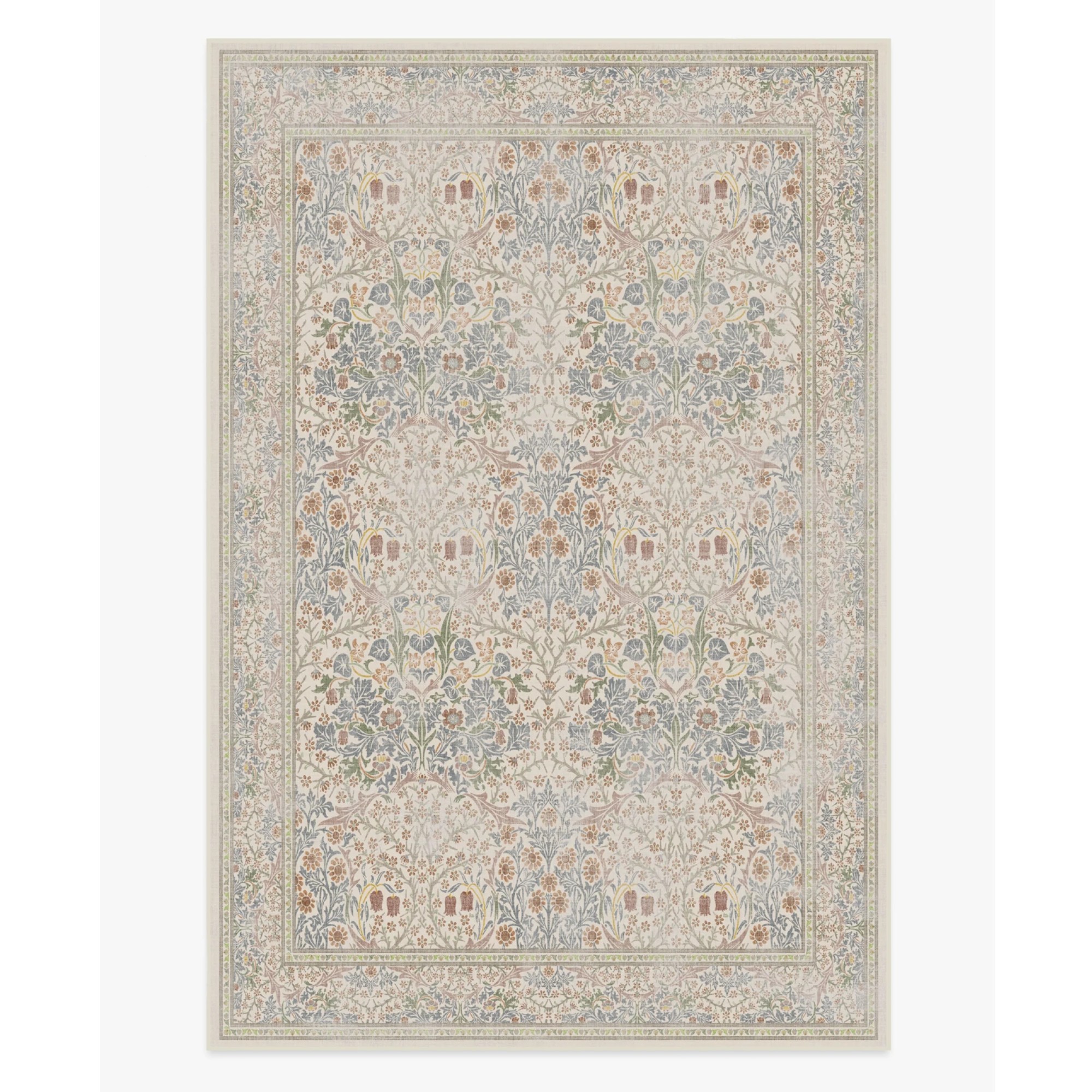 Ruggable x Morris & Co Blackthorn Ivory Rug