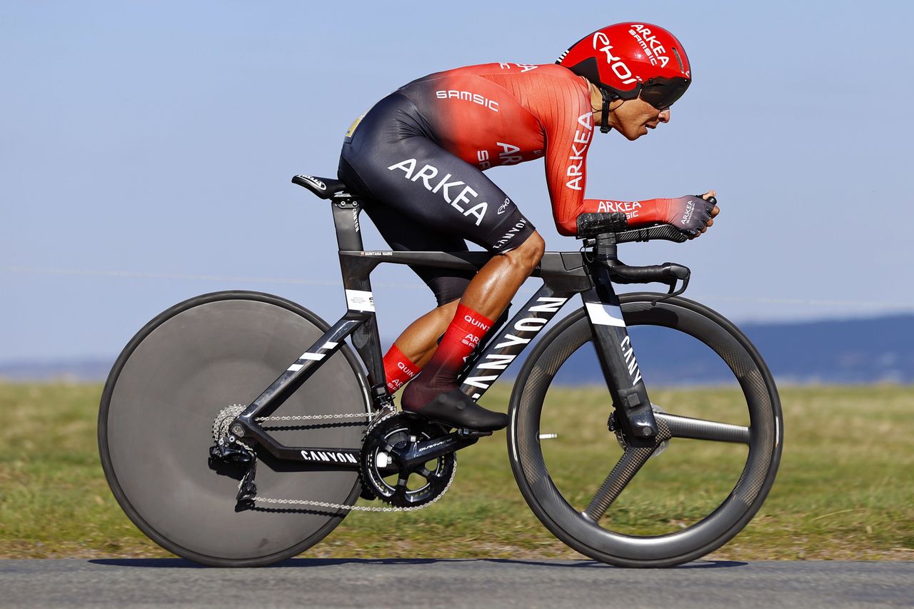 Paris Nice 2022 - 80th Edition - 4th stage Domerat - Montlucon 13,4 km - 09/03/2022 - Nairo Quintana (COL - Team Arkea Samsic) - photo Luis Angel Gomez/SprintCyclingAgency&Acirc;&copy;2022