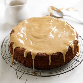 Banana Bread Cake with Butterscotch Icing