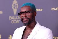 Djibril Cisse attends the 2023 Ballon d'Or awards ceremony, October 2023