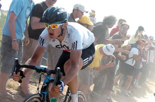 British champion Geraint Thomas (Sky) put in an impressive performance.