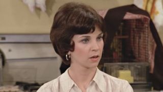 Shirley Feeny (Cindy Williams) gets bad news on Laverne & Shirley