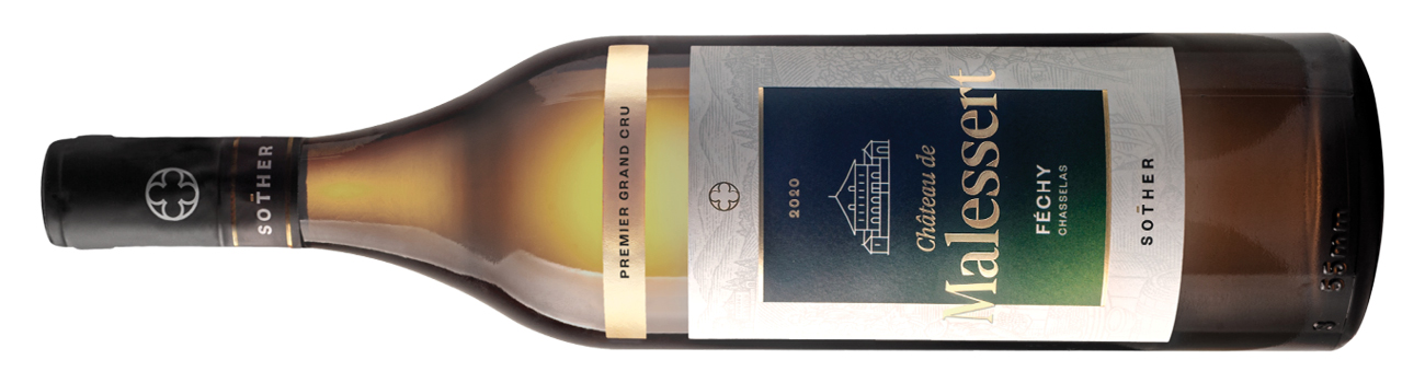 Ch&amp;acirc;teau de Malessert 1er Grand Cru Chasselas, F&amp;eacute;chy, Vaud, Switzerland, 2020