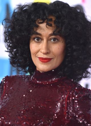 red lipstick - Tracee Ellis Ross