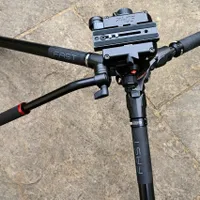 Manfrotto 504X 635 Fast Single Leg Carbon video tripod