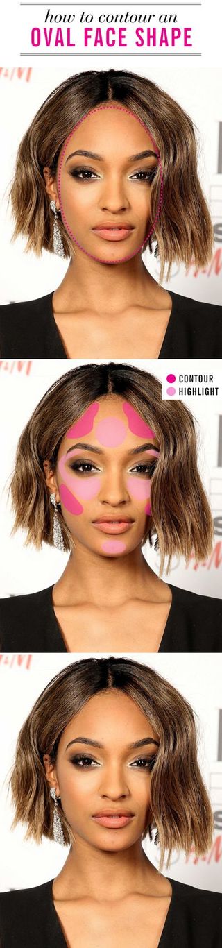How to Contour an Oval Face Shape