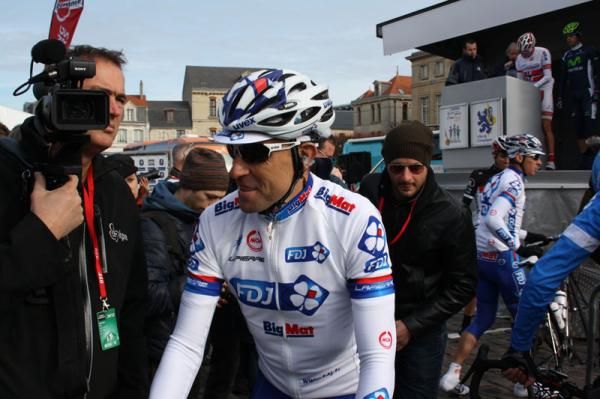 Fr&eacute;d&eacute;ric Guesdon (FDJ) in his last ever race